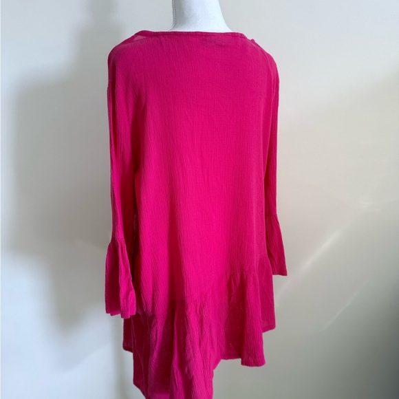 Bryn Walker Tunic size Small Lagenlook Artsy Boho asymmetrical Bell Sleeve - Picture 5 of 8